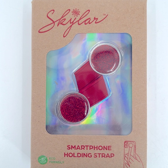 NWT Skylar Ultra Slim Smartphone Holding Strap- Red - Picture 2 of 4